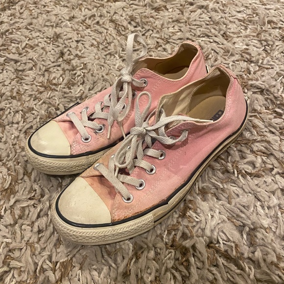 Women's Pink Converse All Star Low Tops